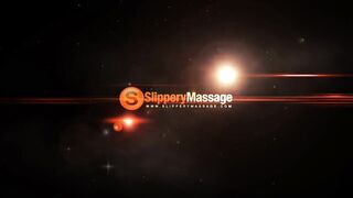Real slippery nuru massage screw lesson