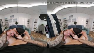 Chunky Doxy Blowjobs & Chokes On Jock Previous to Anal Riding It With Her Loose Anal opening - 360 Vr big beautiful woman Porn
