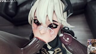 Teen Goo Faced Slut Deepthroating BBC