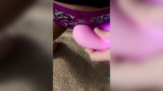 HOT YOUTHFUL WIFEY GETS SNATCH MOIST IN ADVANCE OF SPOUSE BANGS HER BRAINS OUT