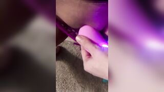 HOT YOUTHFUL WIFEY GETS SNATCH MOIST IN ADVANCE OF SPOUSE BANGS HER BRAINS OUT