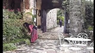 eighteen Year Old Brunette hair Teen Gets Grabbed by Mature Guy. Intensive Outdoor Rencounter!