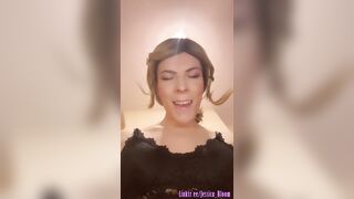 Slaver Trans Beauty Sits On Your Face And Cums On Your Face - Jessica Bloom PoV