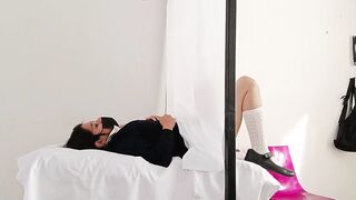 A sly gynecologist inserts his rod into his patients during consultations.