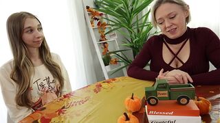 Step Sis Bonding Previous to Thanksgiving Dinner - Breezy Bri