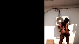 Elvie Sexually excited with a ebony mini petticoat - Part 6