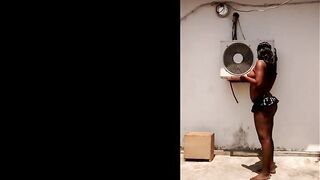 Elvie Sexually excited with a ebony mini petticoat - Part 6