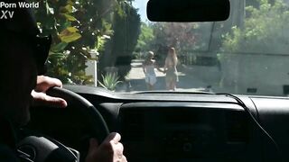 Rampant Robbery Part 1: Bi Besties Leya Desantis And Veronica Leal Share A Glass Sex-toy In The Sexy Tub GP3341