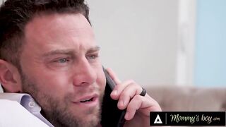 MOM'S MALE - Nasty Hotty Asks Her Stepson To Bang Her And That guy Cums In Her Cunt