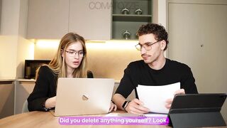 Large Tit Youthful Secretary Banged by Boss