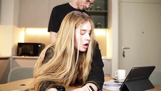 Large Tit Youthful Secretary Banged by Boss