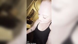 Superstar big beautiful woman Leaves Her Mark on The Illustrious Clown Mask