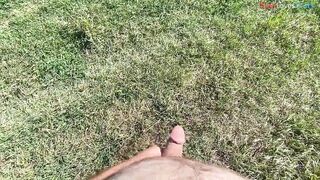 fall time is here so lets masterbate outdoors part-1