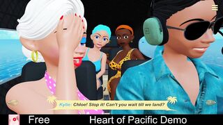 Heart of Pacific Demo (Free Steam Demo Game) Visual Novel, Raunchy Content, Nudity, Aged, NSFW, Romance, CG