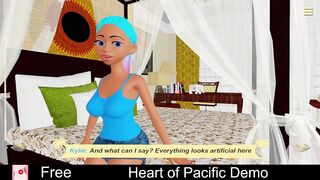 Heart of Pacific Demo (Free Steam Demo Game) Visual Novel, Raunchy Content, Nudity, Aged, NSFW, Romance, CG