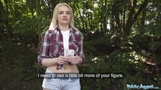 Public Agent This babe will miss her flight but that babe takes knob