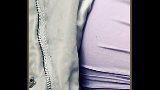 mother I'd like to fuck heads out braless and jobs with her no brassiere flawless titties