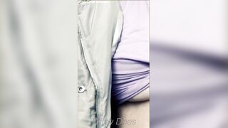 mother I'd like to fuck heads out braless and jobs with her no brassiere flawless titties