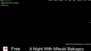 A Night With Mitsuki Bakugou (free game itchio)Visual Novel, Adult, Manga, Eroge, Erotic, Anime, NSFW, Porn, Slice Of Life, game