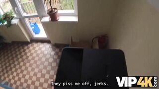 VIP4K. POV sex with debt collector