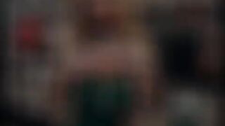 A Hot waitress in a café three (AI-generated) (No live-action) (NSFW)