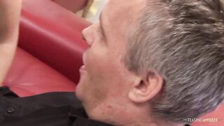 Ebony playgirl and her ally wanna screw jointly on the sofa