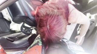 College professor gives oral sex outside JIZZ FLOW