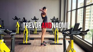 After the gym, this babe couldn't resist and nursed me until milk came out.