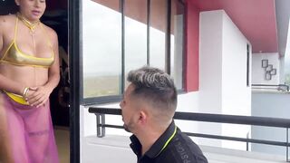 OBSCENE THREESOME WITH 2 COLOMBIAN SWEETHEARTS WITH FLAWLESS MELONS - MELANI RINCON