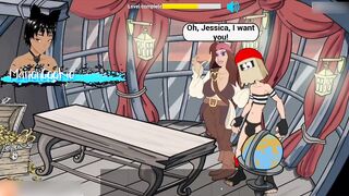 FuckerMan series - Pirates rule the seas and babes pirates are sexy and willing to screw