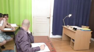 Large butt woman getting coarse banged in a 3some