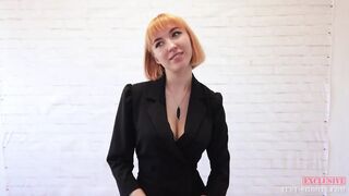 Redhead Large Boobs Teen Lilly Mays Stripped Clip Casting Interview