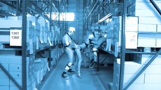 German Domination Scene - Golden-haired in Fetish Gear