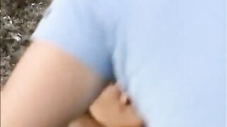 Outdoor Sex with a Teen with Large Melons