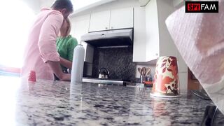 Stepsis Implores For Stepbro's Dick After Thanksgiving Dinner