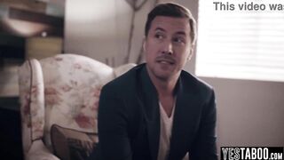 Concupiscent aged stepdad and large ramrod teacher double permeate small teen gal hardcore