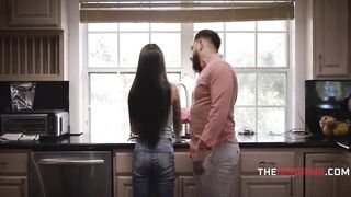 Some debts can't be paid with money (Oriental Teen Pays On Behalf Of Stepdad) - Paisley Paige, Peter Green