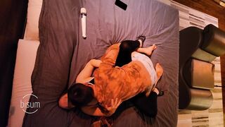 Hubby gets spitroasted and banged by me and my boyfriend in a very hot bi Male+Male+Female