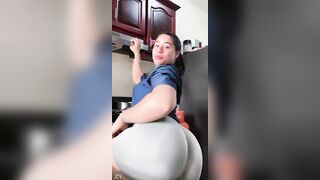Dominican large-bootied woman moves it deliciously in live pt two