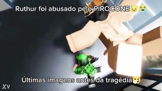 Ruthur foi TORADO pelo PIROCONE EM CÂMERA!!! Últimas imagens antes da tragédia...