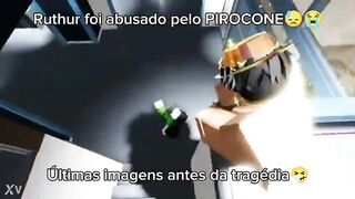 Ruthur foi TORADO pelo PIROCONE EM CÂMERA!!! Últimas imagens antes da tragédia...