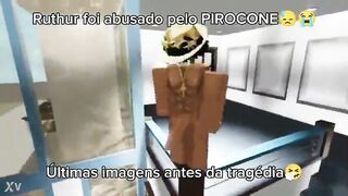 Ruthur foi TORADO pelo PIROCONE EM CÂMERA!!! Últimas imagens antes da tragédia...