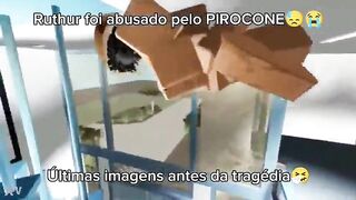 Ruthur foi TORADO pelo PIROCONE EM CÂMERA!!! Últimas imagens antes da tragédia...