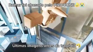 Ruthur foi TORADO pelo PIROCONE EM CÂMERA!!! Últimas imagens antes da tragédia...