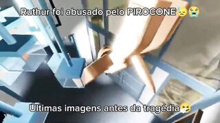 Ruthur foi TORADO pelo PIROCONE EM CÂMERA!!! Últimas imagens antes da tragédia...