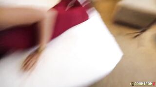 Johntronx - Elegant Thai Bitch goddess Drilled and Creampied on an Armchair