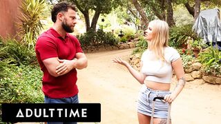 ADULT TIME - Expelled College Sweetheart Sky Wonderland Sucks Disappointed Stepdad To Clear Her Mind