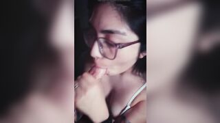 Astonishing blowjobs this wench with glasses does - LunitaRabbit