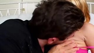 Pornstar Golden-haired Bitch Eats Cum After Sexy Anus Bang