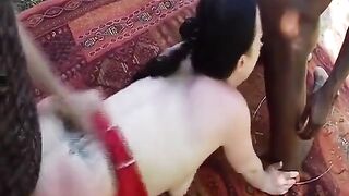 Inked Cum Eating Floozy From France Pounded in Ir 3some